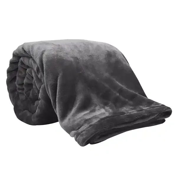 Artisti Italiani Κουβέρτα Fleece Με Κέντημα Γκρι 150x200cm. 1 τεμ.
