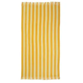Artisti Italiani Rigato Πετσέτα Θαλάσσης Velour Κίτρινη 86x160cm.