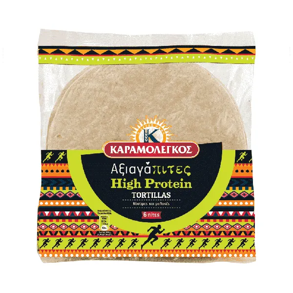 Αξιαγάπητες tortillas μεγάλες ολικής 375g (6τεμ.)