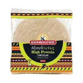 Αξιαγάπητες tortillas μεγάλες ολικής 375g (6τεμ.)