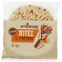 ΑΡΤΟΠΟΥΛΟΣ Πίτες Σταρένιες για Σουβλάκι 8τεμ 680g