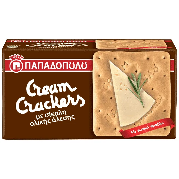 Παπαδοπούλου Cream Crackers Σίκαλης Ολική..