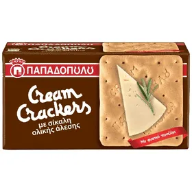 Παπαδοπούλου Cream Crackers Σίκαλης Ολική..
