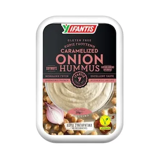ΥΦΑΝΤΗΣ Χούμους με Καραμελωμένο Κρεμμύδι Vegan 250g
