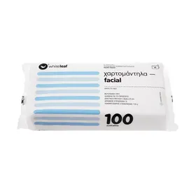 WHITE LEAF Χαρτομάντιλα Facial 100 φύλλα 126g
