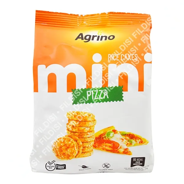AGRINO  MINI ΡΥΖΟΓΚΟΦΡΕΤΕΣ ΠΙΤΣΑ 50ΓΡ.
