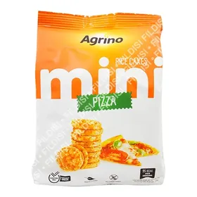 AGRINO  MINI ΡΥΖΟΓΚΟΦΡΕΤΕΣ ΠΙΤΣΑ 50ΓΡ.