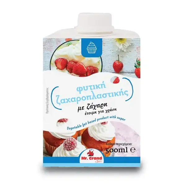 Φυτική κρέμα MR. GRAND ζαχαροπλαστικής, μαγειρικής 500ml
