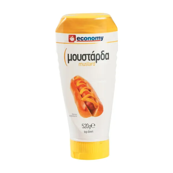 μουστάρδα απαλή top down pet 520γρ.