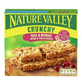 Nature Valley Crunchy Μπάρες Δημητριακών Μούσλι & Κράνμπερι 5x42γρ.