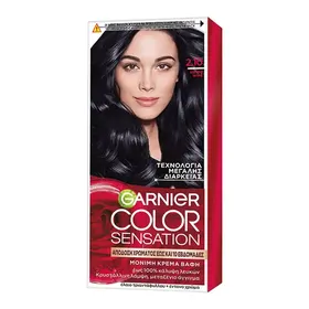 L'oreal Garnier Color Sensation Βαφή Μαλλιών Νο2.10 Μαύρο Μπλε 40ml.