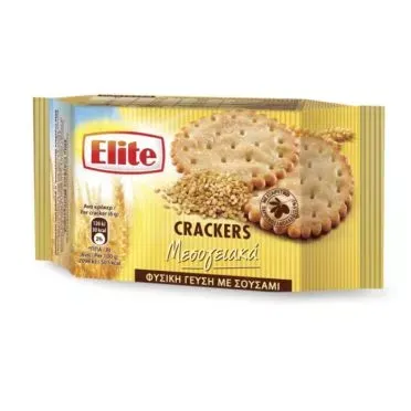 Elite Μεσογειακά Crackers Φυσκή Γεύση 105 gr