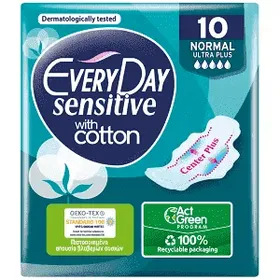Every Day Sensitive Σερβιέτες Normal Ultra Plus 10τεμ.