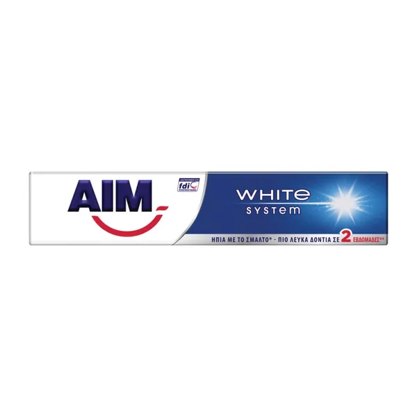 AIM Οδοντόκρεμα White System 75ml