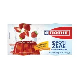 Γιώτης Ζελέ Φράουλα 2X165gr