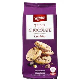KITBIS Μπισκότα Cookies Τριπλή Σοκολάτα 200gr