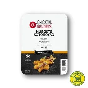 DELIGHTS Nuggets Κοτόπουλο Κατεψυγμένο 360gr