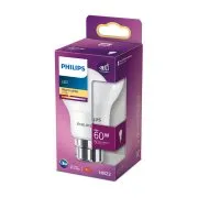 PHILIPS Λαμπτήρας Led Θερμό Φως 8W Β22