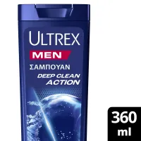 Ultrex Deep Clean Action Αντιπιτυριδικό Σαμπουάν για Κάθε Τύπο Μαλλιών360ml