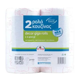 MrGrand Χαρτί Κουζίνας 2Φύλλων Deco 2x400γρ.