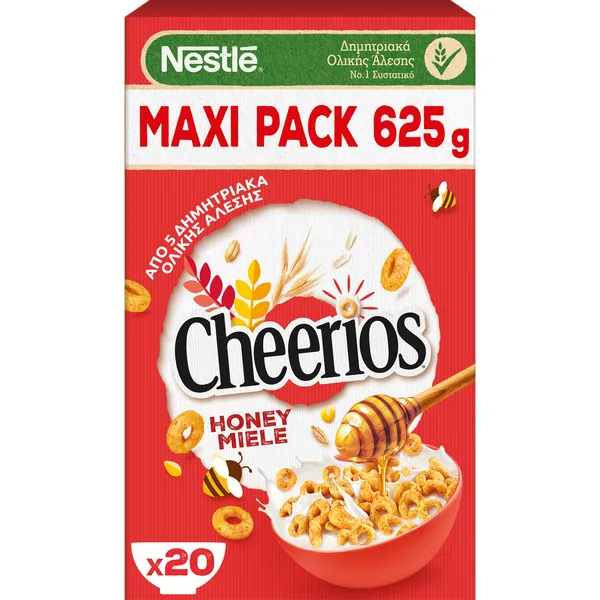 Nestle Δημητριακά Πρωινού Ολικής Άλεσης HONEY CHEERIOS® 625g