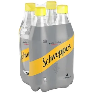 SCHWEPPES Σόδα Φιάλη 4x500ml