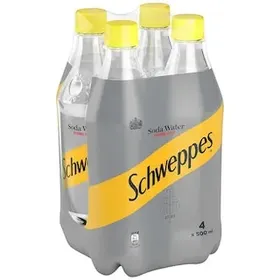 SCHWEPPES Σόδα Φιάλη 4x500ml