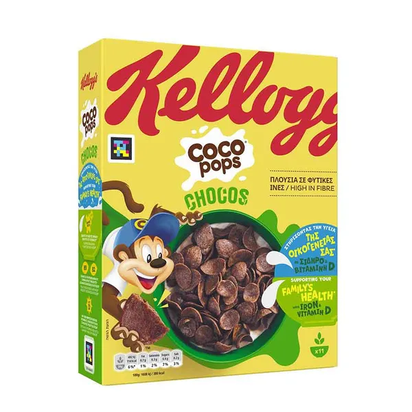 Kellogg's Coco Pops Δημητριακά 330γρ.