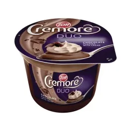 CREMORE DUO CHOCOLATE Pudding With Cream
