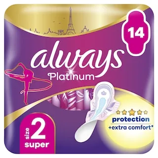 ALWAYS Σερβιέτες Ultra Platinum Super Plus 14 Τεμάχια