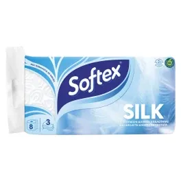 ΧΑΡΤΙ ΥΓΕΙΑΣ SILK 3Φυλλο 760 8τμχ
