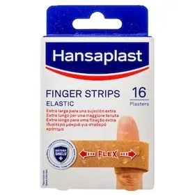 HANSAPLAST Επιθέματα Δαχτύλων Elastic Πολύ Ελαστικά 16 Τεμάχια