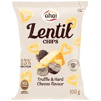 Oho Chips Με Φακή Τρούφα & Τυρί 100gr