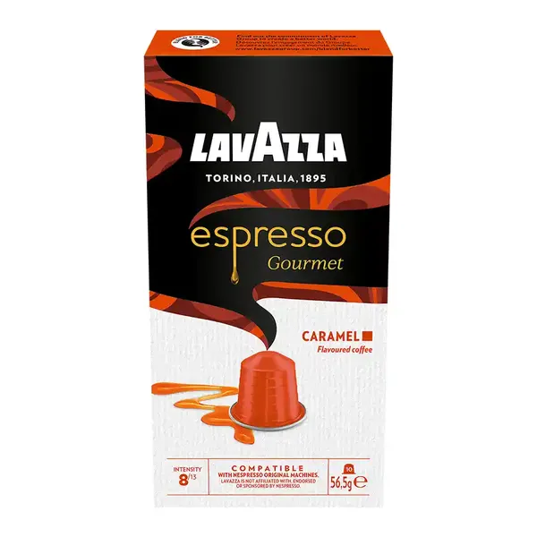 Lavazza Nespresso Καφές Espresso Σε Κάψουλες Caramel 10τεμ. 56,5γρ.