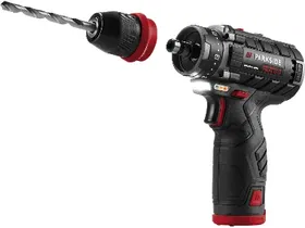 Σετ επαναφορτιζόμενο δραπανοκατσάβιδο 12V PBSPA 12 E4