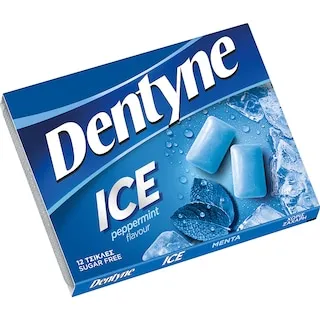 DENTYNE Ice Τσίχλες Μέντα Χωρίς ζάχαρη 12τεμ 16,8g