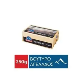 ΟΛΥΜΠΟΣ βούτυρο αγελάδος 82% λιπ. σε αλουμινόφυλλο 250γρ.