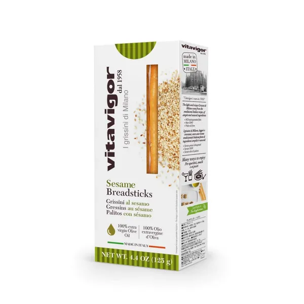 VITAVIGOR GRISSINI Traditional, Sesame, Pizza 125g