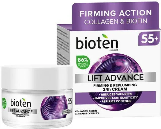 BIOTEN lift advance Κρέμα Σύσφιξης & Αναδιαμόρφωσης 24 Ωρών 50ml