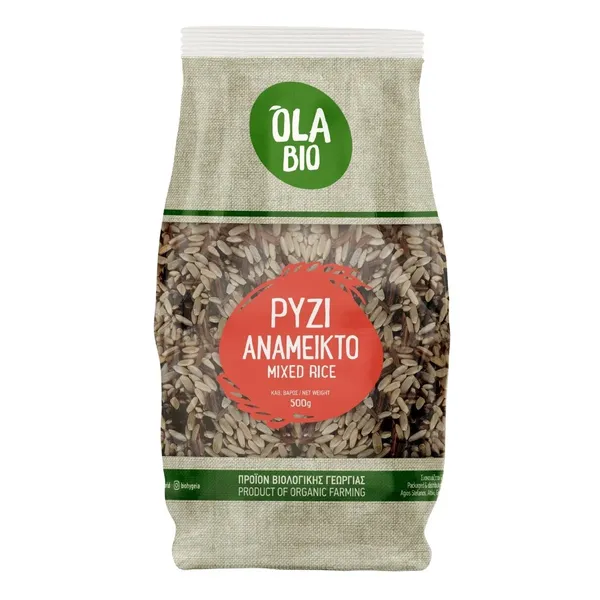 Ρύζι ανάμεικτο OLA Bio 500gr