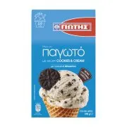 ΓΙΩΤΗΣ Μείγμα για Παγωτό με γεύση Cookies & Cream με Μπισκότα 378g