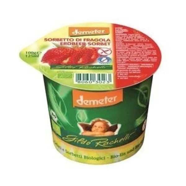 GILDO RACHELLI Βιολογικό Sorbet Φράουλα Χωρίς Γλουτένη 500 ml
