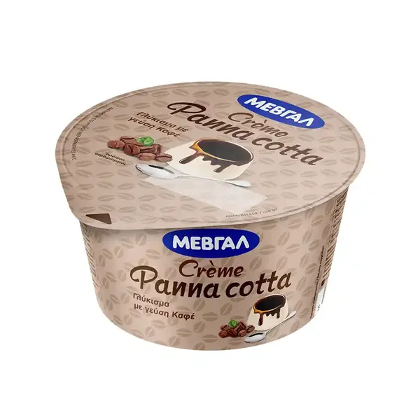 ΜΕΒΓΑΛ Creme Panna Cotta Καφέ 150γρ