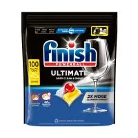 Finish Ultimate Caps Πλυντηρίου Πιάτων Λεμόνι 100τεμ