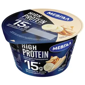 Μεβγάλ High Protein Επιδόρπιο Μπανάνα & Φυστικοβούτυρο 170γρ.