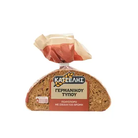 ψωμί γερμανικού τύπου πολύσπορο με σίκαλη & βρώμη 500γρ.