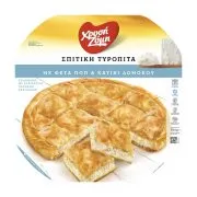 Χρυσή Ζύμη Σπιτική Τυρόπιτα Με Φέτα & Κατίκι Δομοκού 850γρ.