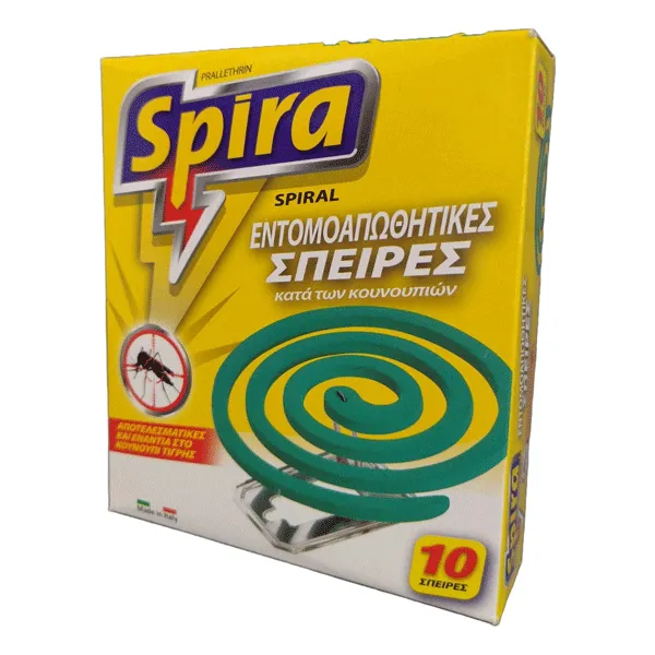 SPIRA Yellow σπείρες κατά των κουνουπιών 10 τεμαχίων