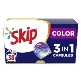Skip Κάψουλες Απορρυπαντικό Πλυντηρίου Ρούχων Ultimate Color Trio 38 MEZ