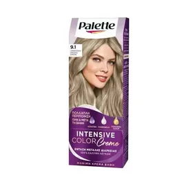 Schwarzkopf Palette Intensive Color Creme Βαφή Μαλλιών Nο9.1 Ξανθό Πολύ Ανοιχτό Σαντρέ